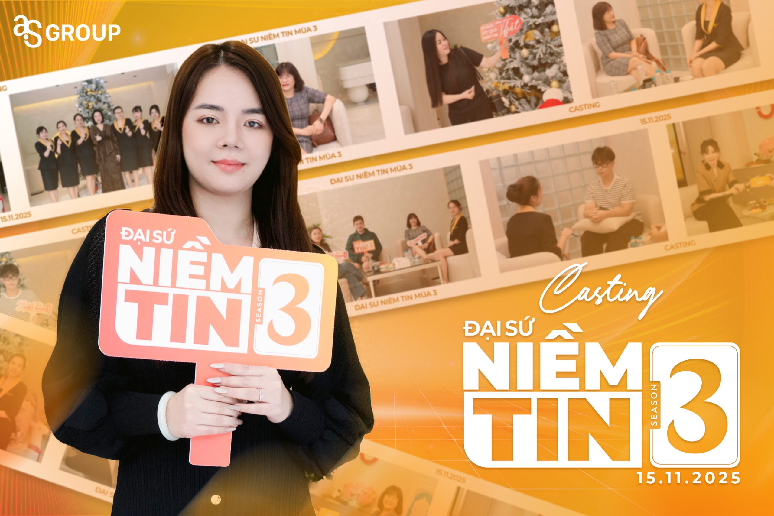 Buổi casting Đại sứ niềm tin Ansha mùa 3 ngày 15/11/2025