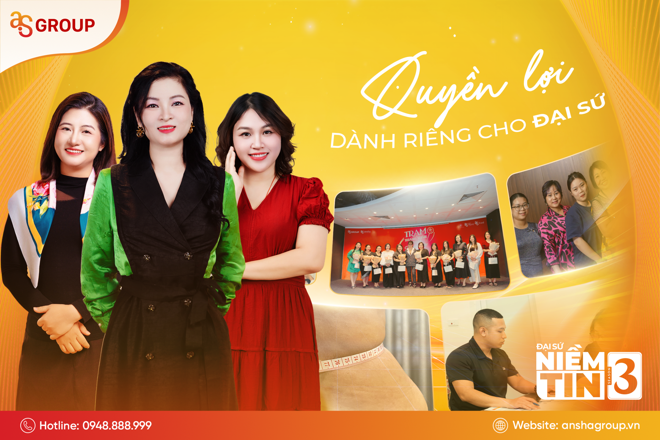 Quyền lợi dành riêng cho Đại sứ niềm tin Ansha mùa 3