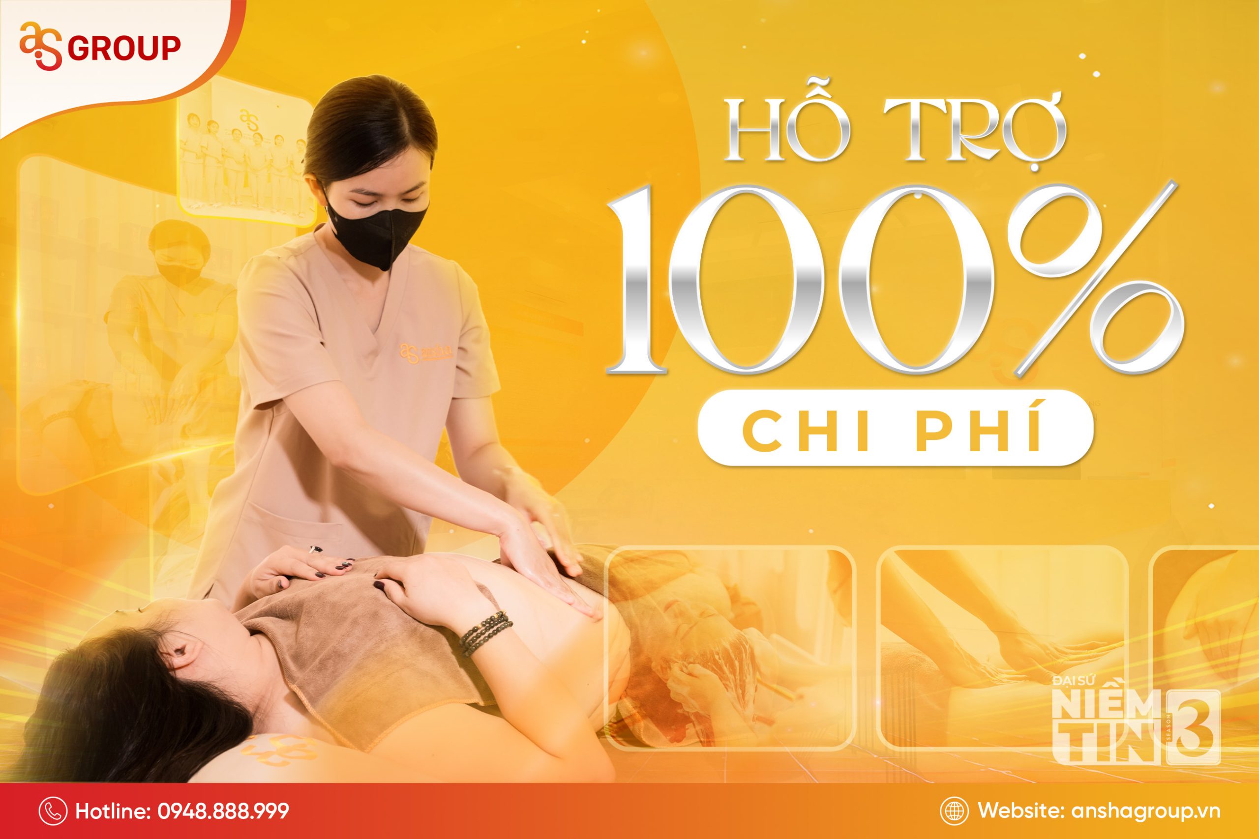 Hỗ trợ 100% chi phí cho Đại sứ niềm tin Ansha mùa 3